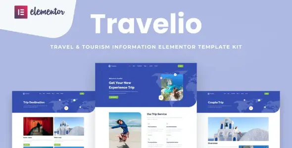 Travelio – Travel & Tourism Elementor Template Kit